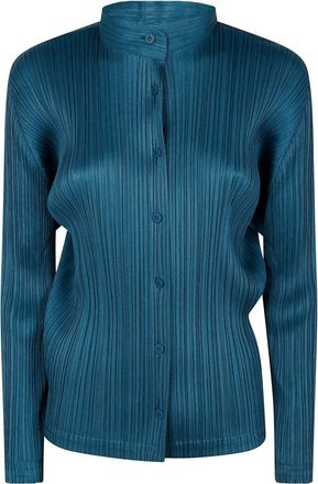 Pleats Please Issey Miyake Blusa plissettata