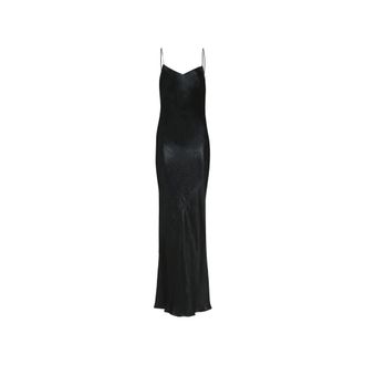 Saint Laurent Black Acetate Casual Womens Dress