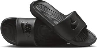 Nike Womens Victori One Slides in Black | CN9677-004