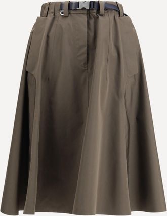 Prada Gonna midi in nylon Woman 38