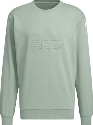 adidas St Graphic Warm Crew Asia Sizing Olive Green IK2796