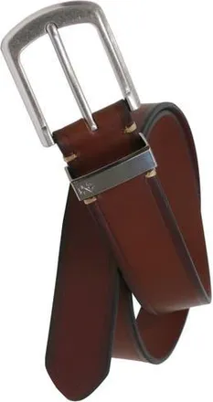 Izod Mens Leather Jean Belt Metal Keeper in Cognac at Nordstrom, Size X-Large