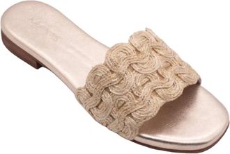 Kaanas Womens Nash Sandal In Gold