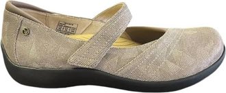 Revere Comfort Shoes Womens Timaru Mary Jane Shoes In Champagne Angle