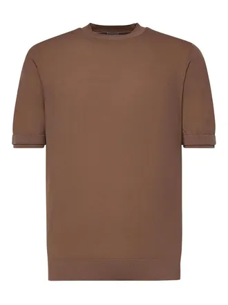 Eleventy Cotton Crew-Neck Jumper