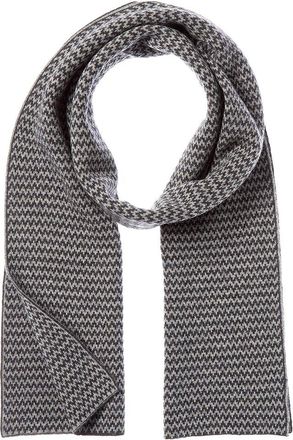 Portolano Jacquard Wool & Cashmere-Blend Scarf
