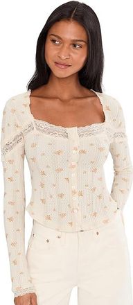 Free People Lets Party Cardi-Print Womens Clothing Tea Combo : LG (Womens 12-14), Cotton