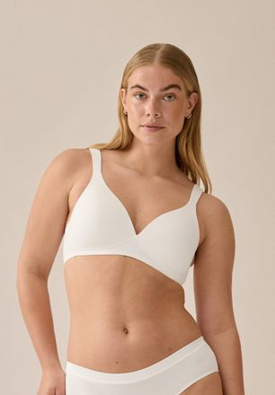 Naturana The Wednesday 1 Stk. mit Schale, Glanzband, breite Tr&auml;ger, weich, bequem, ohne B&uuml;gel