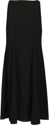 Rotate High-waist Maxi Mermaid Rok - Dames - Maxi Rokken - Zwart - M - Polyester - Rokken