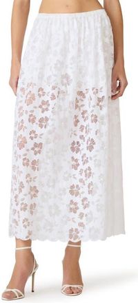 Steve Madden Anaisa Lace Maxi Skirt in White at Nordstrom, Size X-Small