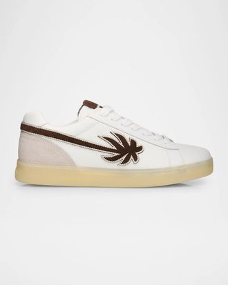 Palm Angels Men & apos;s Palm Tennis Leather Sneakers