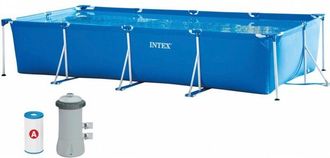 Intex Piscina De Estructura 450x220x84cm 10 En 1 Intex 28274