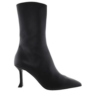 Ferragamo Selema Leather Ankle Boots, Size 7 C