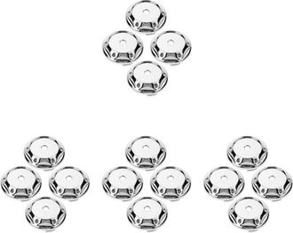 OEM 16 Tapas Plateadas De Abs Para Bujes De Ruedas De Coche