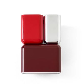 &tradition Tabata LN10 Wandleuchte, dark burgundy / vermilion red