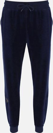 Sergio Tacchini Mens Sergio Tacchini Court Velour Track Pant Joggers Maritime Blue/Gardenia - Navy - Size: 33/32/32