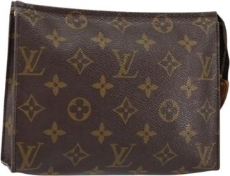 Louis Vuitton Pre-owned Clutches, female, Brown, Size: ONE SIZE Pre-owned Vintage Canvas Clutch