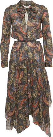 Maje Abito con stampa paisley - Blu