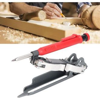 OEM Herramienta De Dibujo Multifuncional De Aleaci&oacute;n De Aluminio Con L&aacute;piz, Regla De Comp&aacute;s Para La Medici&oacute;n De Contornos Y El Perfilado En Trabajos De Ca