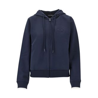 Emporio Armani Sudadera con cremallera - Sweatshirts & Hoodies - Mujer - Azul - XL