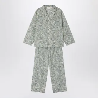 BONPOINT Dormeur light blue pajamas in Liberty fabric