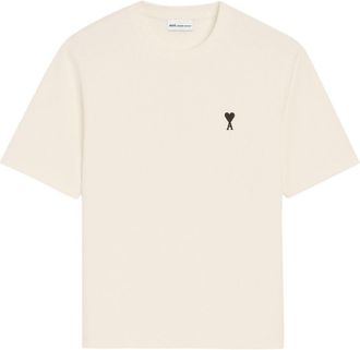 Ami Cream Short-Sleeve T-Shirt