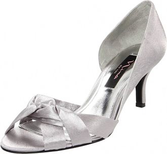 Nina Womens Crista Heel In Royal Silver