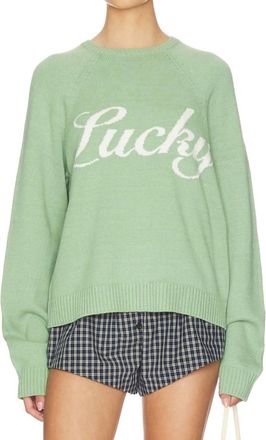 Show me your Mumu Lucky Off Duty Sweater In Field Green