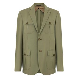 Moorer Elegant Jacket - male - Moorer - Blazers - Green - M - Jackets