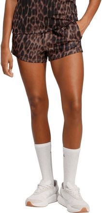 adidas Leopard Spot High Waist 3-Stripe Shorts in Multicolor/Earth Strata at Nordstrom Rack, Size X-Small