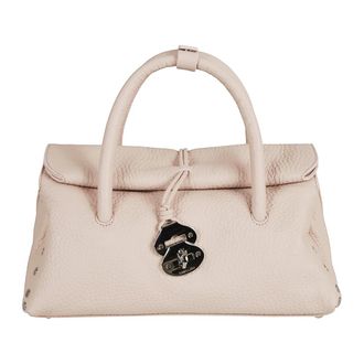 Zanellato Dotta Small - Dames - Handtassen - Roze - ONE Size - Leer - Tassen