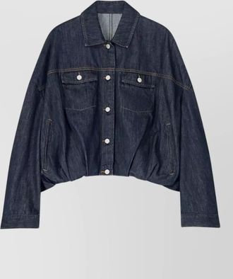 Dries Van Noten collared jacket chest pockets long sleeves