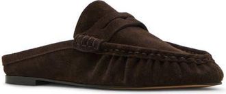 Steve Madden Rafe Loafer Mule in Chocolate Suede at Nordstrom, Size 9.5