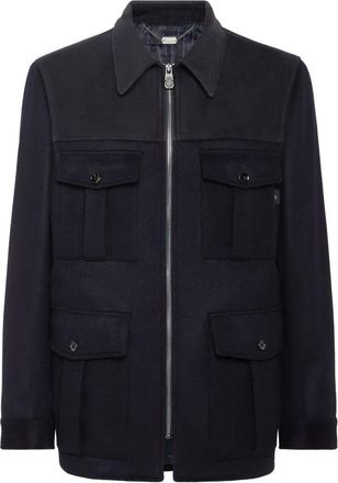 Billionaire Boys Club Heren, Jassen, Blauw, Maat: XL Wol