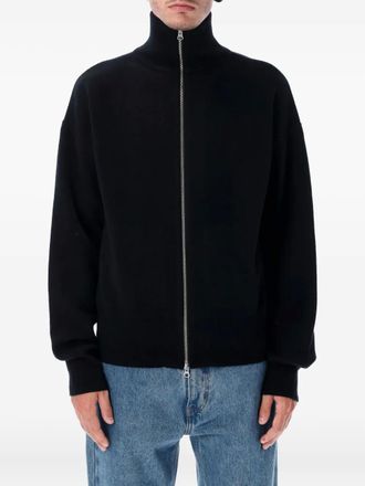 Extreme Cashmere Xtra Out zip-front cardigan - unisex - Cashmere - One Size - Black