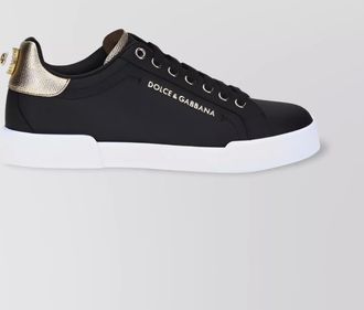 Dolce & Gabbana leather portofino low-top sneakers