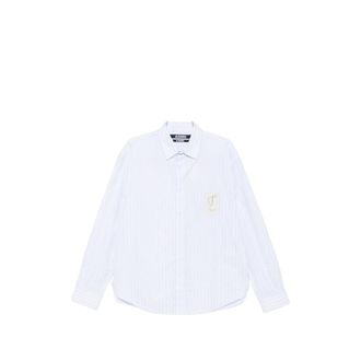 Jacquemus Logo-patch Striped Shirt