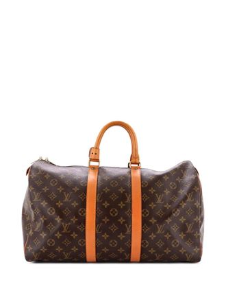 Louis Vuitton Keepall Bag Monogram Canvas 45 satchel - Brown