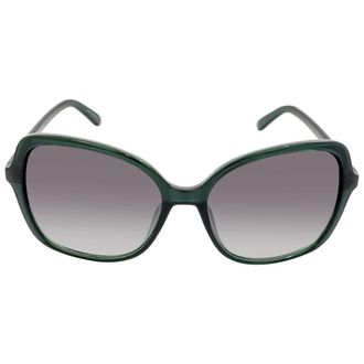 Calvin Klein Grey Gradient Butterfly Ladies Sunglasses CK19561S 360 57