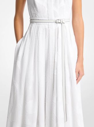 Michael Kors Caroyln Leather Waist Belt