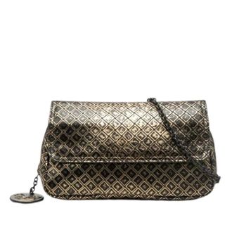 Bottega Veneta Pre-owned Clutches, female, Yellow, Size: ONE SIZE Pre-owned Vintage Shoulder Bag