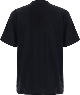 Gucci Tone-on-Tone Crest Embroidery T-Shirt - Black