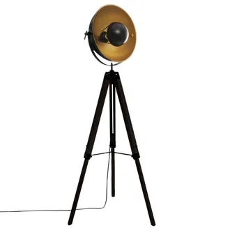 Atmosphera Atmosphera - Lampada Da Terra A Treppiede Lahti In Metallo Nero H156cm Cr&eacute;ateur DInt&eacute;rieur