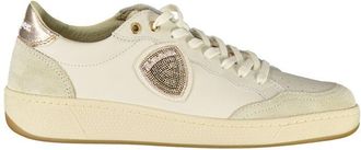 Blauer White Leather Women Womens Sneaker