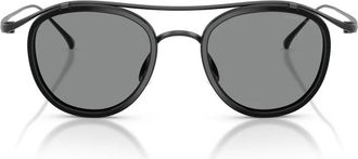 Giorgio Armani 0Ar 6179T - unisex - Zonnebrillen - Grijs - 46 MM - Accessoires