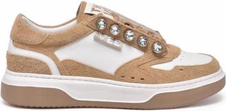 Emanuelle Vee Schoenen, Dames, Bruin, 37 EU, Su&egrave;de, Sneaker van Su&egrave;de