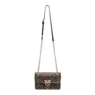 Pinko Borsa a tracolla Love One Mini con catena - - Bags - Donna - Verde - ONE SIZE