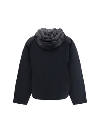 Moose Knuckles Womens Tegan Bomber Down Jacket Black