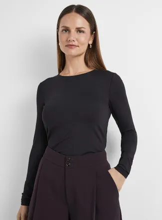 Contemporaine Womens Second skin crew-neck T-shirt