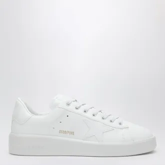 Golden Goose Purestar bio-based Sneakers with white star and heel tab